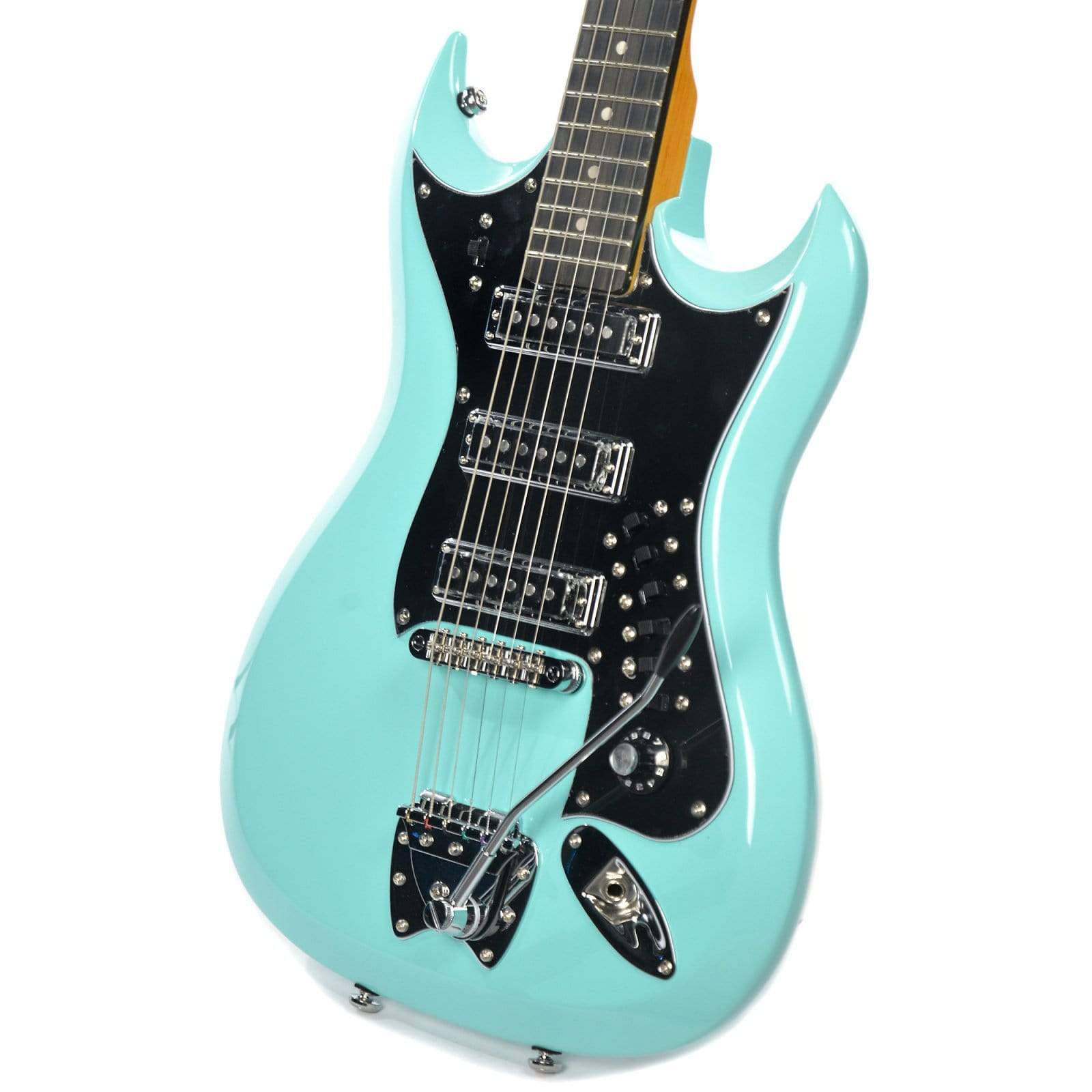 Hagstrom RetroScape Series HIII Aged Sky Blue Electric Guitars / Solid Body