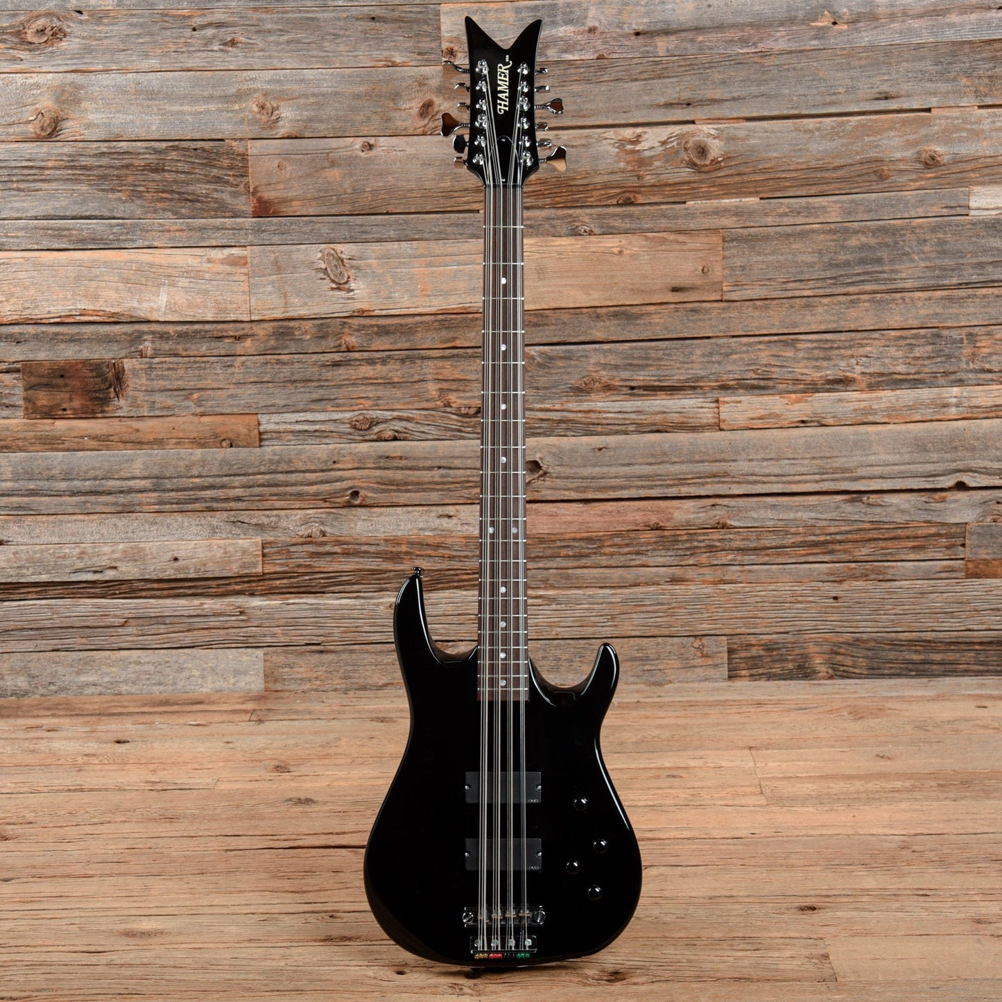 Hamer B12-L Chaparral 12-String Bass Black 1994 Bass Guitars / 5-String or More