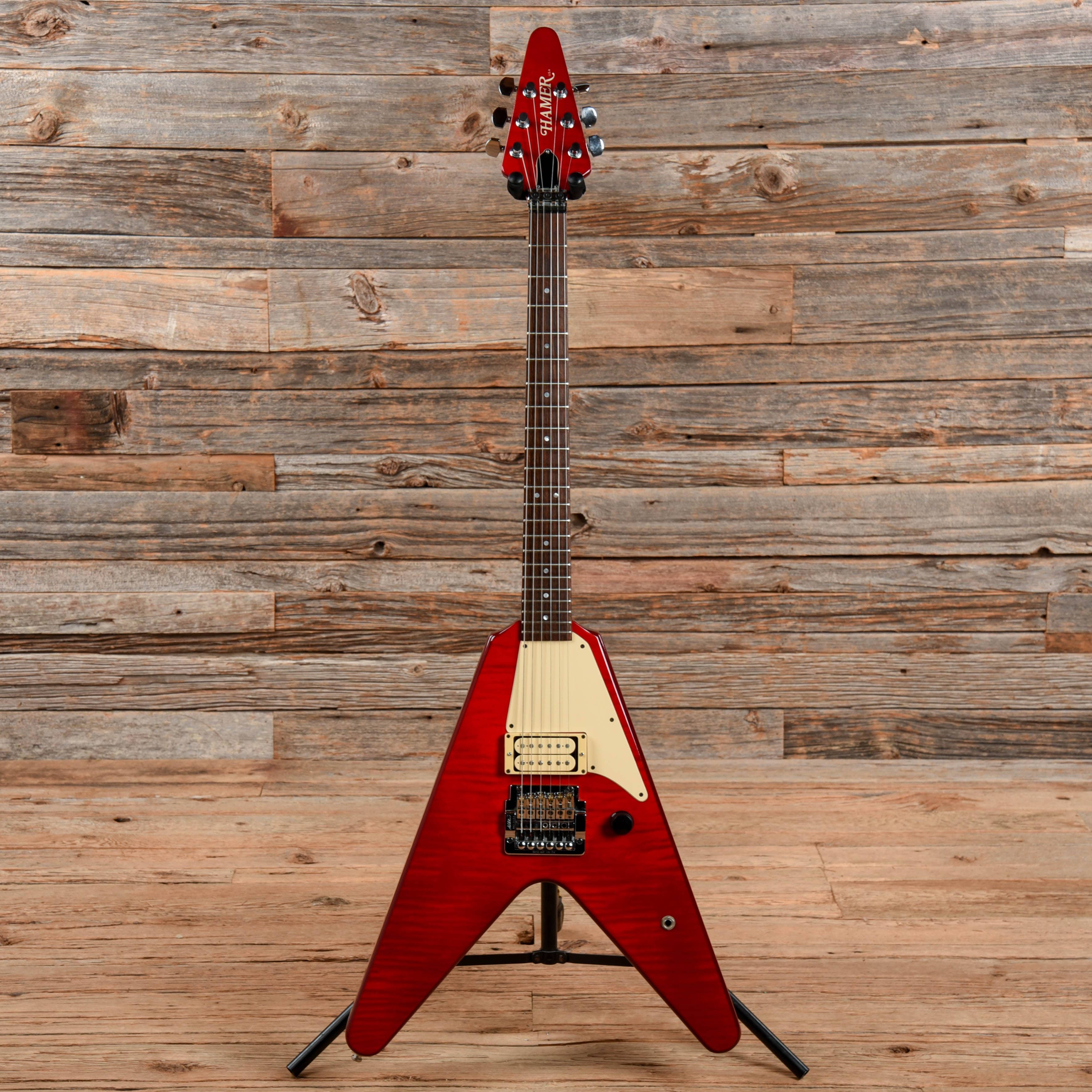 Hamer KK Downing Vector Transparent Red 1980s – Chicago Music Exchange