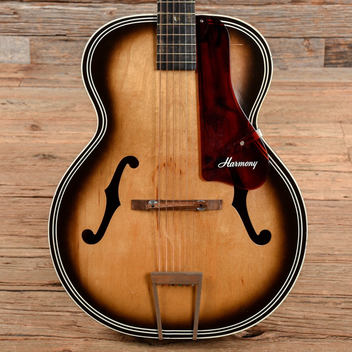 Harmony H1222 Archtone Sunburst 1950s Acoustic Guitars / Archtop