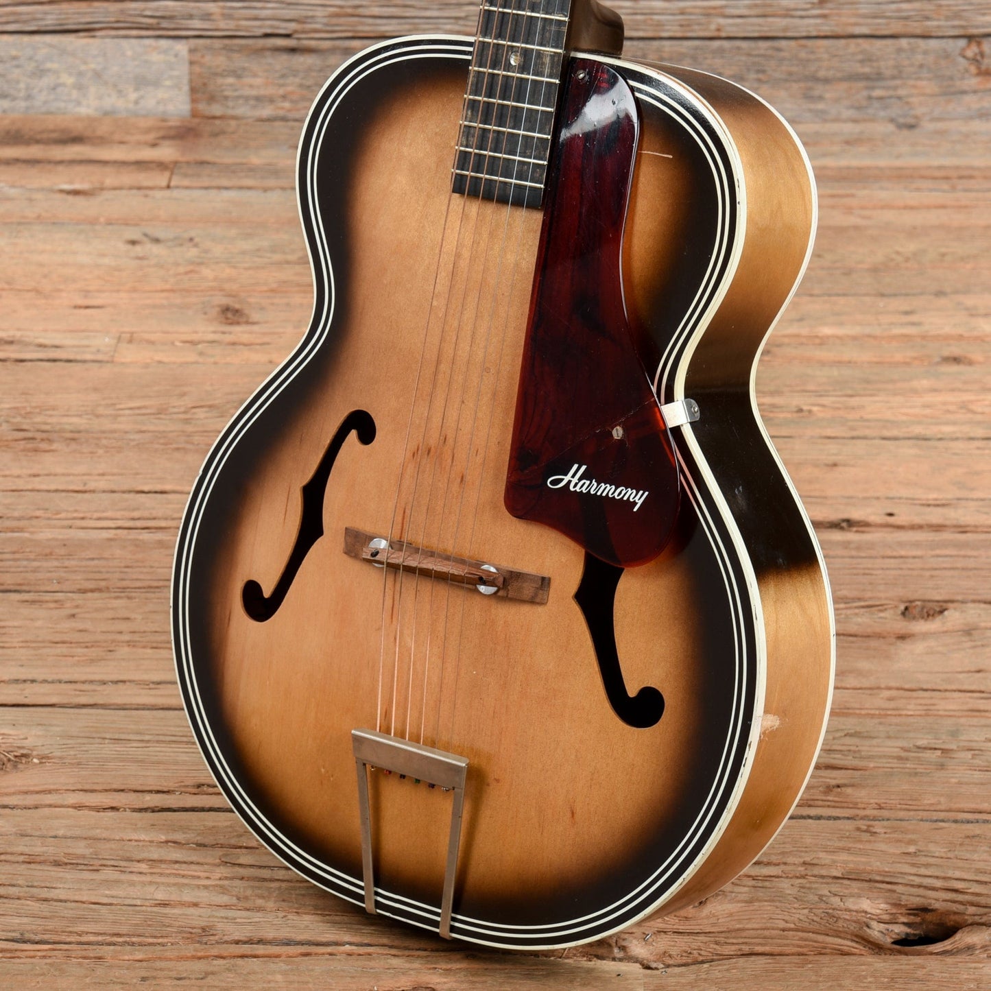 Harmony H1222 Archtone Sunburst 1950s Acoustic Guitars / Archtop