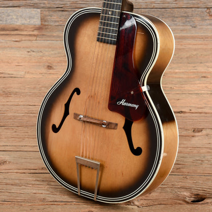 Harmony H1222 Archtone Sunburst 1950s Acoustic Guitars / Archtop