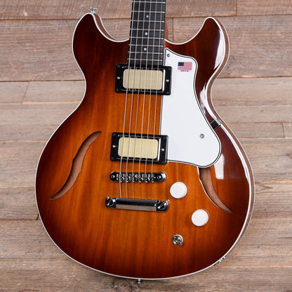 Harmony Comet Sunburst Electric Guitars / Semi-Hollow