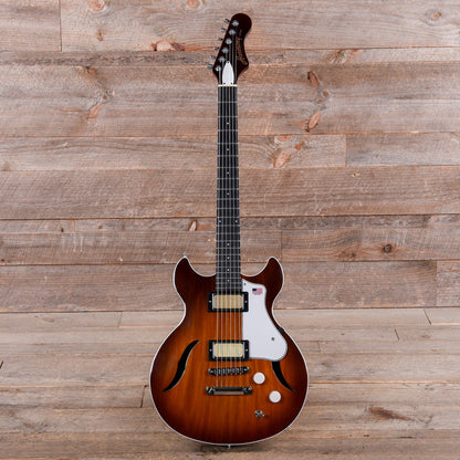 Harmony Comet Sunburst Electric Guitars / Semi-Hollow