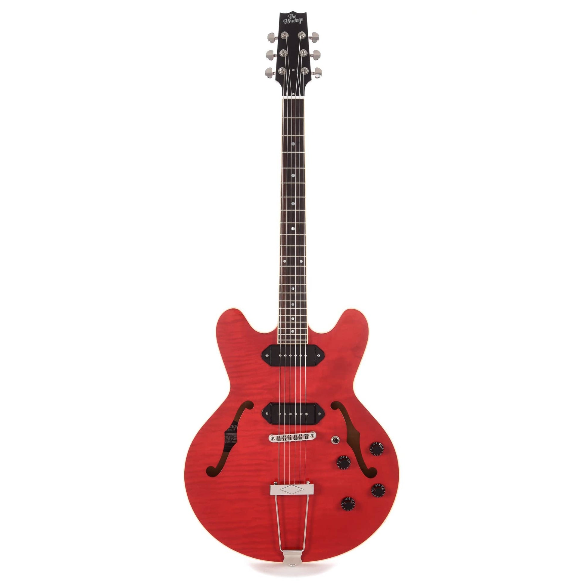 Heritage H-530 Hollow Body Translucent Cherry Electric Guitars / Hollow Body