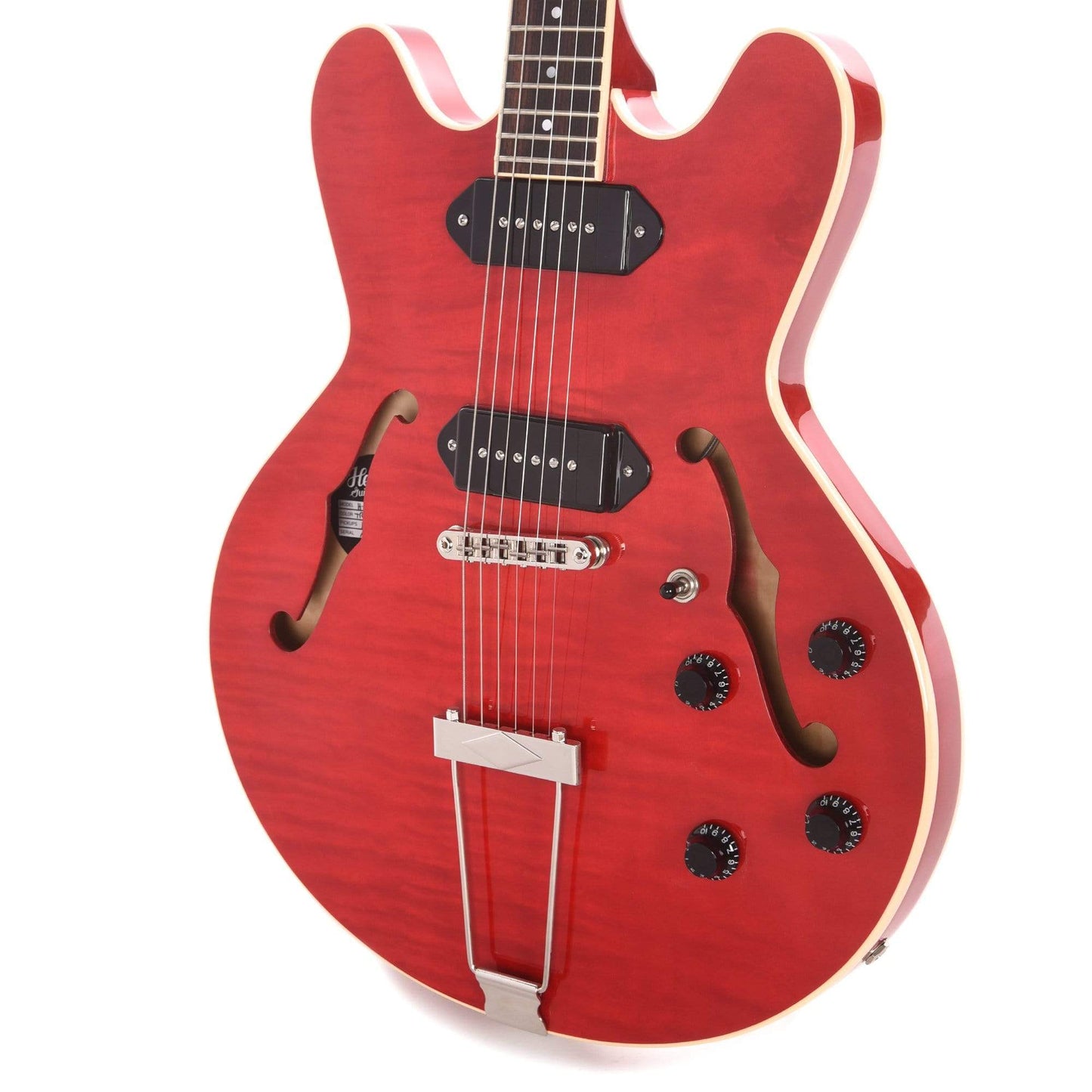 Heritage H-530 Hollow Body Translucent Cherry Electric Guitars / Hollow Body