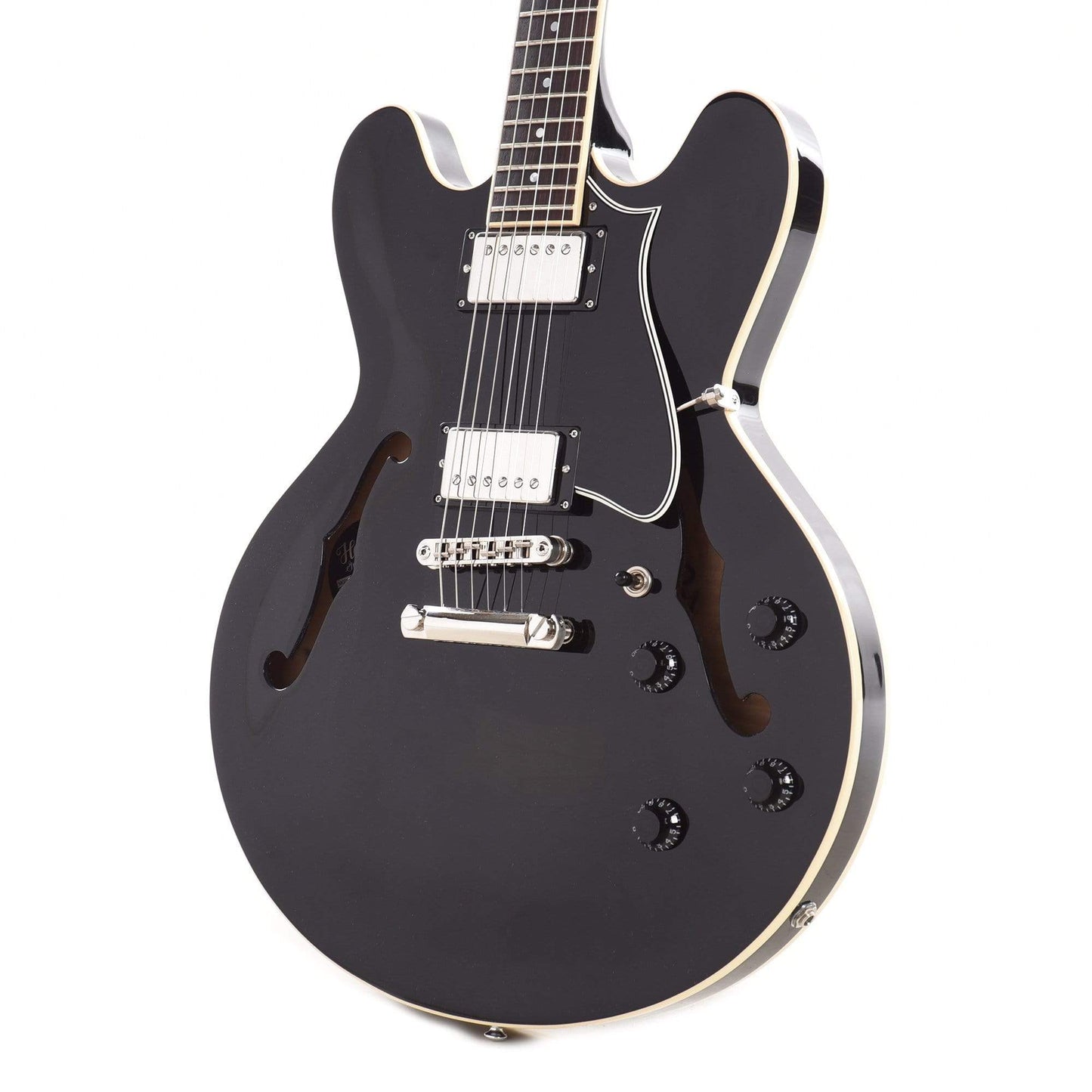 Heritage H-535 Standard Semi-Hollow Ebony Electric Guitars / Semi-Hollow