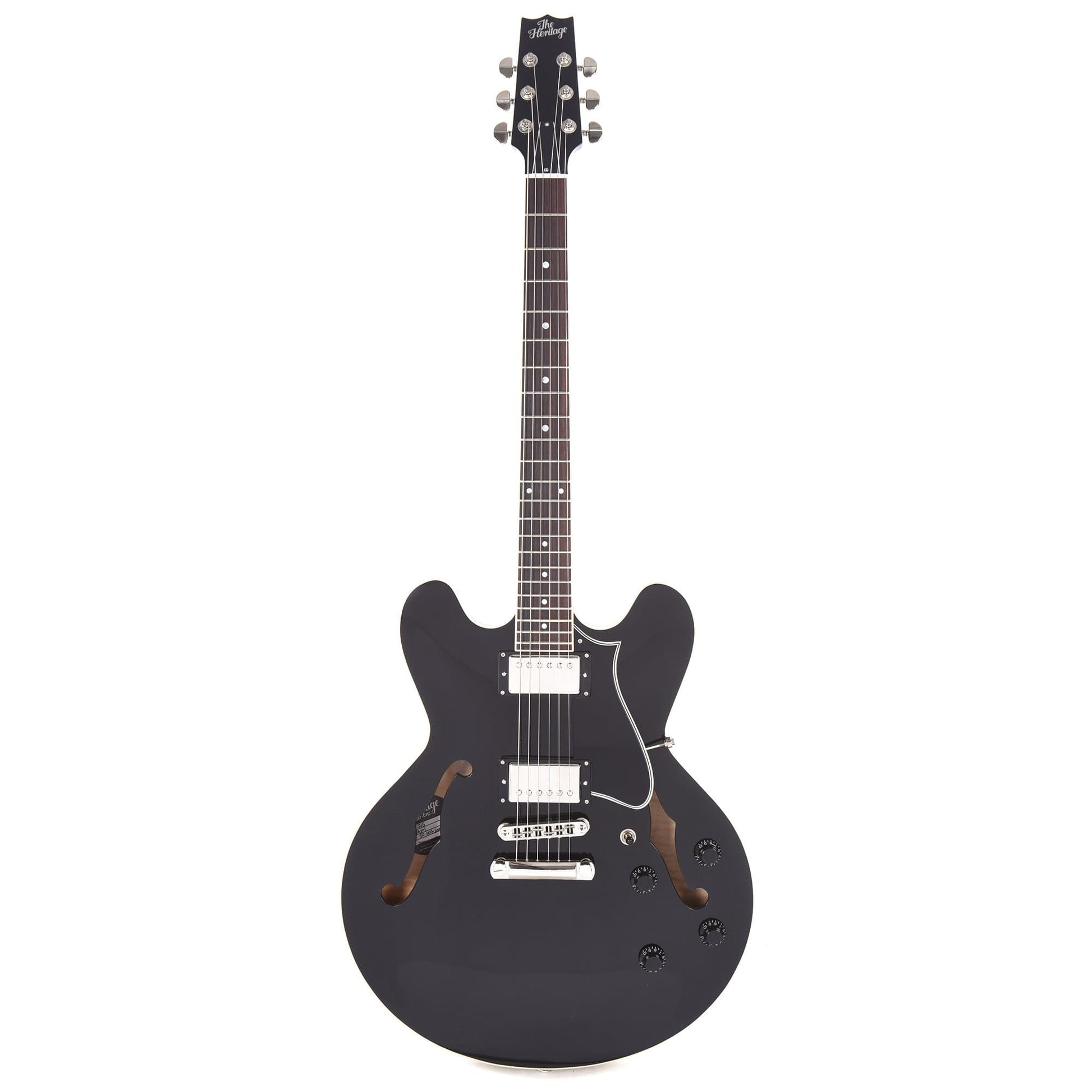 Heritage H-535 Standard Semi-Hollow Ebony Electric Guitars / Semi-Hollow