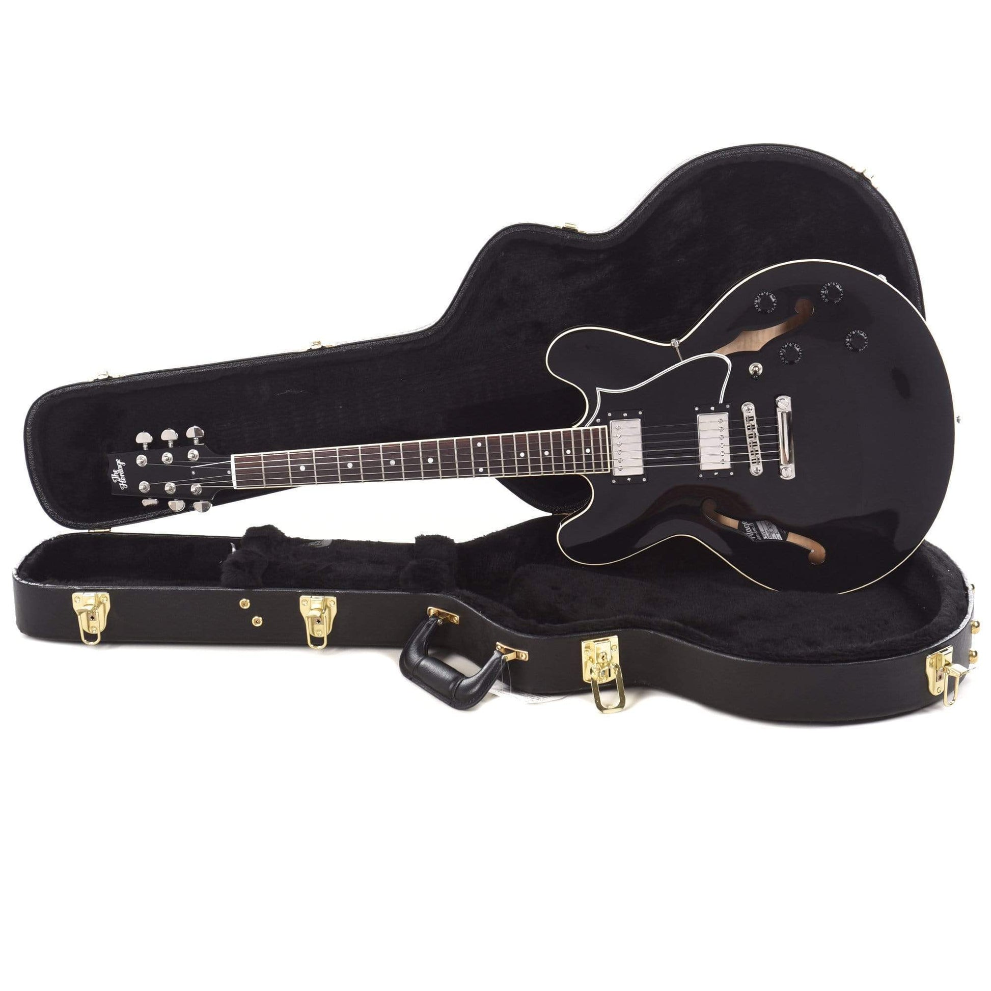 Heritage H-535 Standard Semi-Hollow EbonyÂ  Electric Guitars / Semi-Hollow