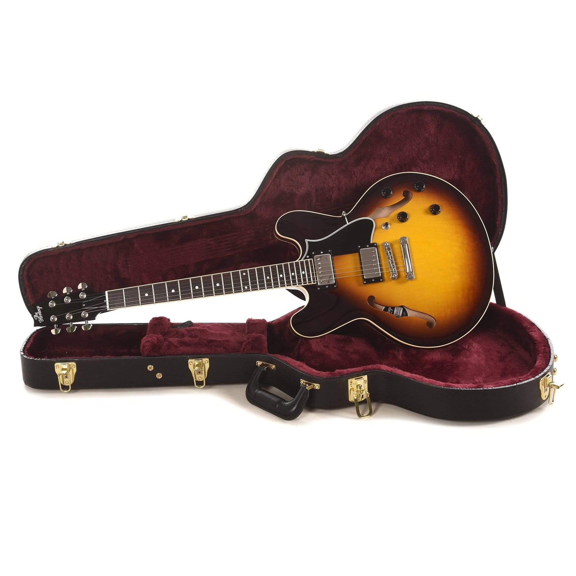 Heritage H-535 Standard Semi-Hollow Original Sunburst Electric Guitars / Semi-Hollow