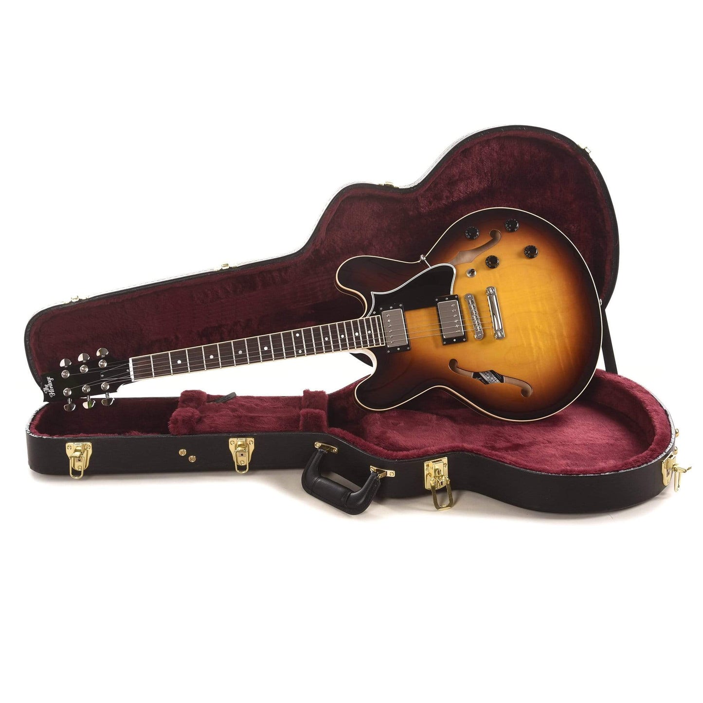 Heritage H-535 Standard Semi-Hollow Original Sunburst Electric Guitars / Semi-Hollow