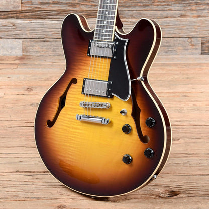 Heritage H-535 Standard Semi-Hollow Original Sunburst Electric Guitars / Semi-Hollow