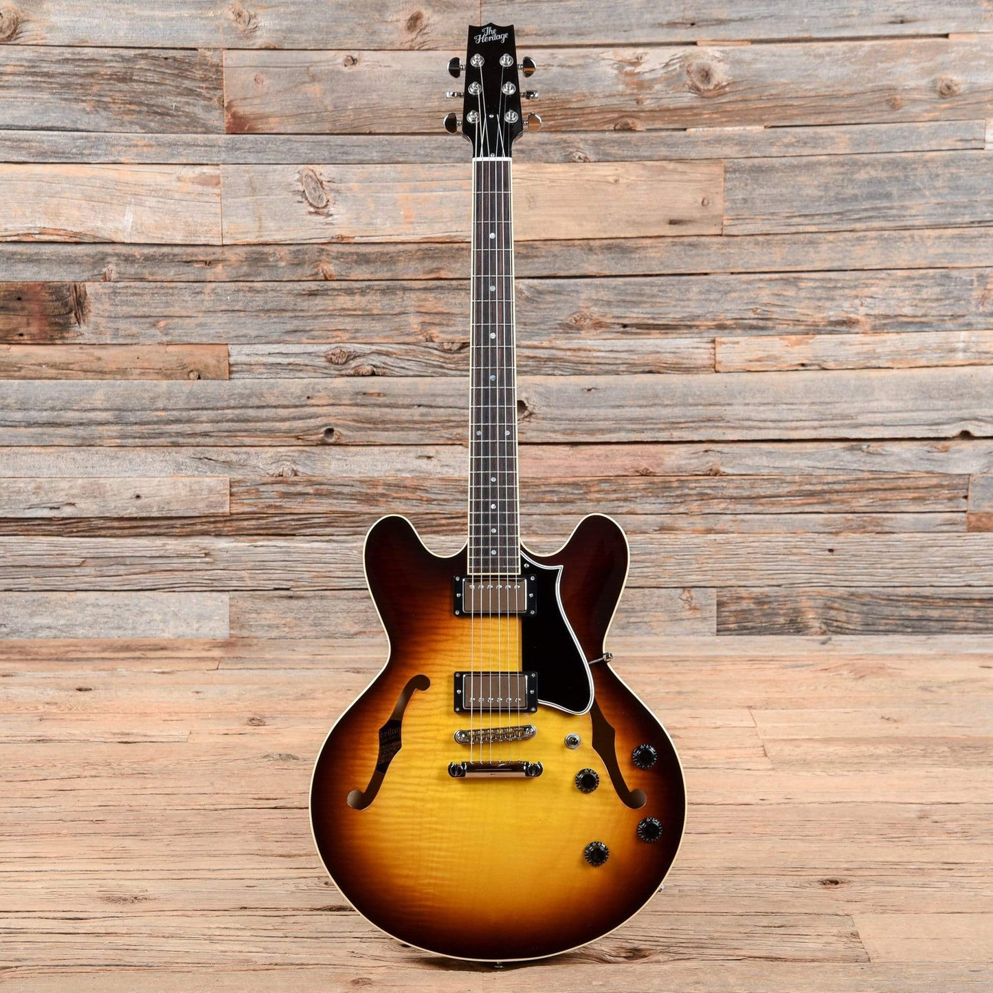 Heritage H-535 Standard Semi-Hollow Original Sunburst Electric Guitars / Semi-Hollow