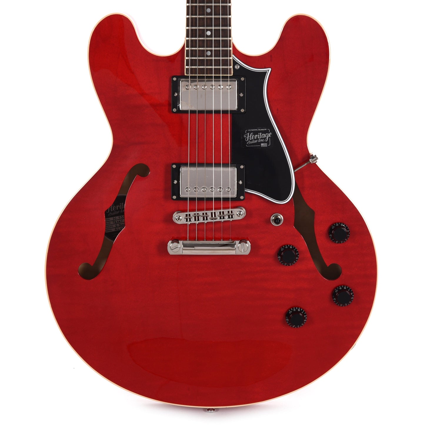 Heritage Standard H-535 Semi-Hollow Translucent Cherry Electric Guitars / Semi-Hollow