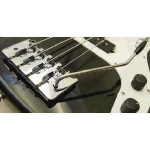 Hipshot Bass Tremolo Bridge 4-String Chrome Parts / Bass Guitar Parts