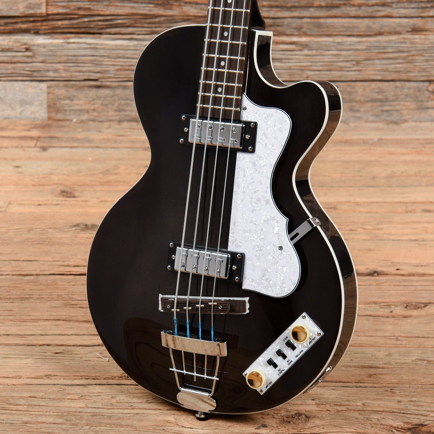 Hofner Ignition PRO Club Bass Transparent Black Bass Guitars / 4-String