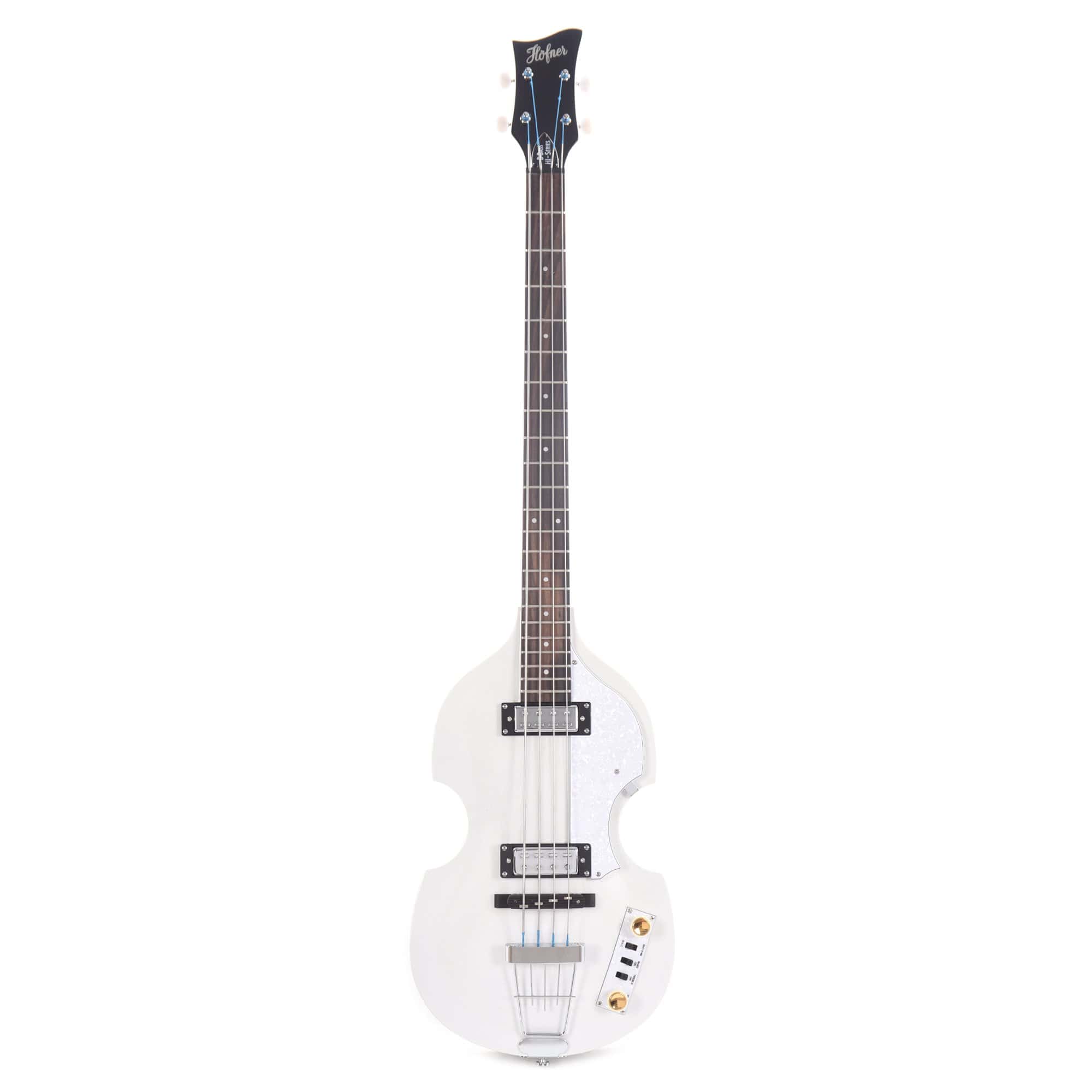 Hofner Ignition Pro Violin Bass Pearl White – Chicago Music Exchange