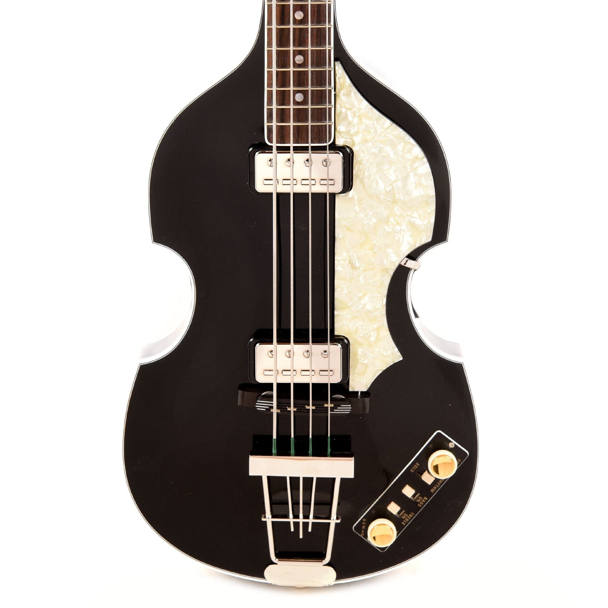 Hofner Limited Edition Custom '64 Violin Bass Gold Label Black Berlin (Serial #001) Bass Guitars / 4-String