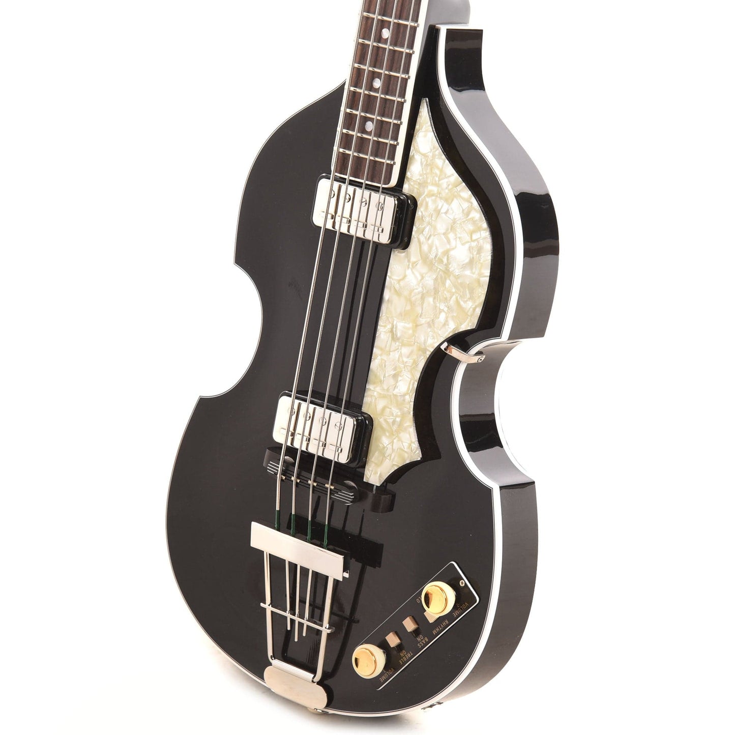 Hofner Limited Edition Custom '64 Violin Bass Gold Label Black Berlin (Serial #001) Bass Guitars / 4-String