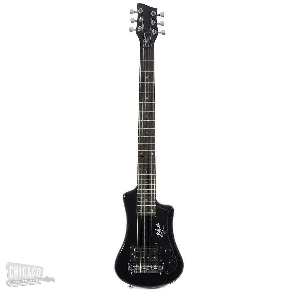 Hofner CT Shorty Travel Guitar Black – Chicago Music Exchange