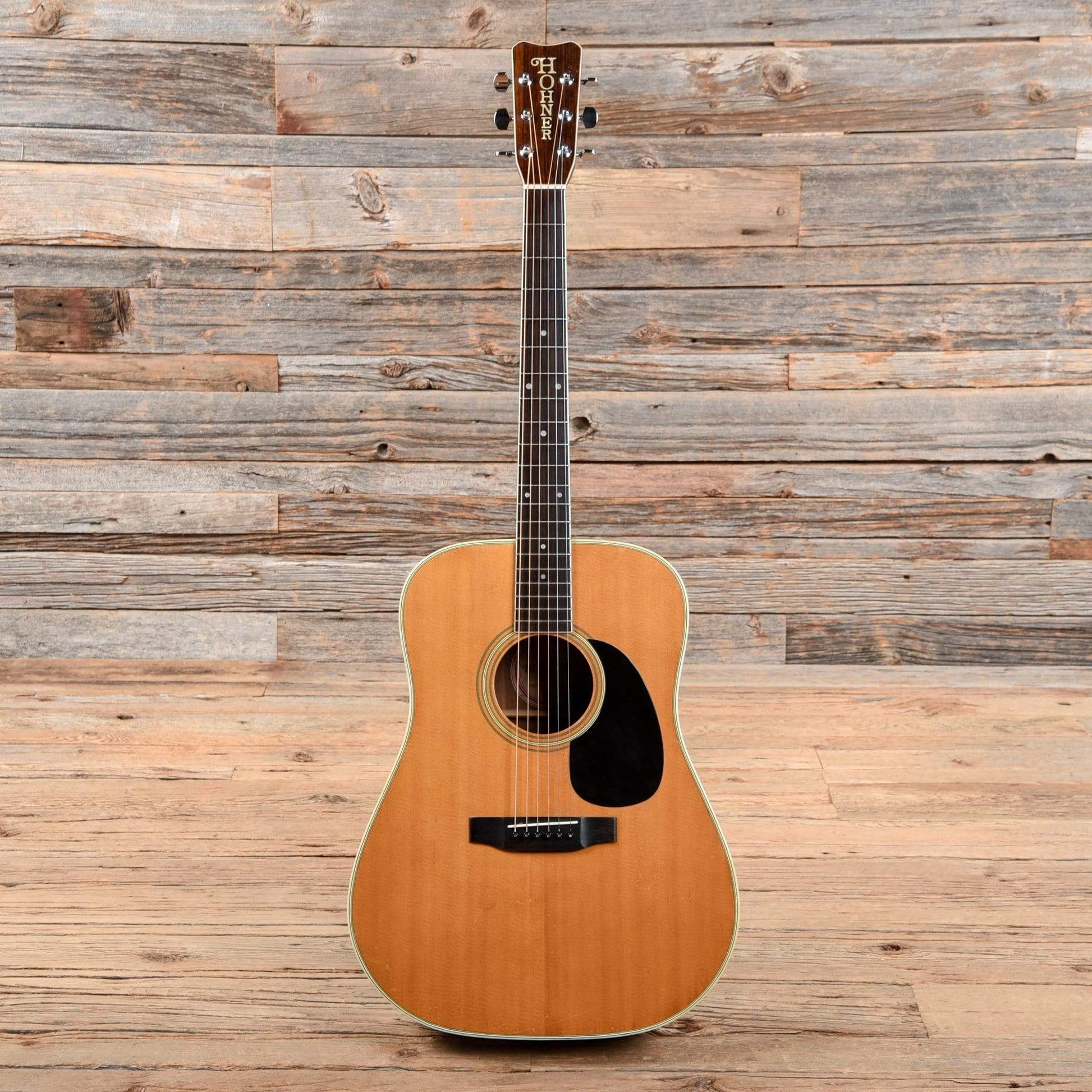 Hohner HG300 Natural 1970s Acoustic Guitars / Dreadnought