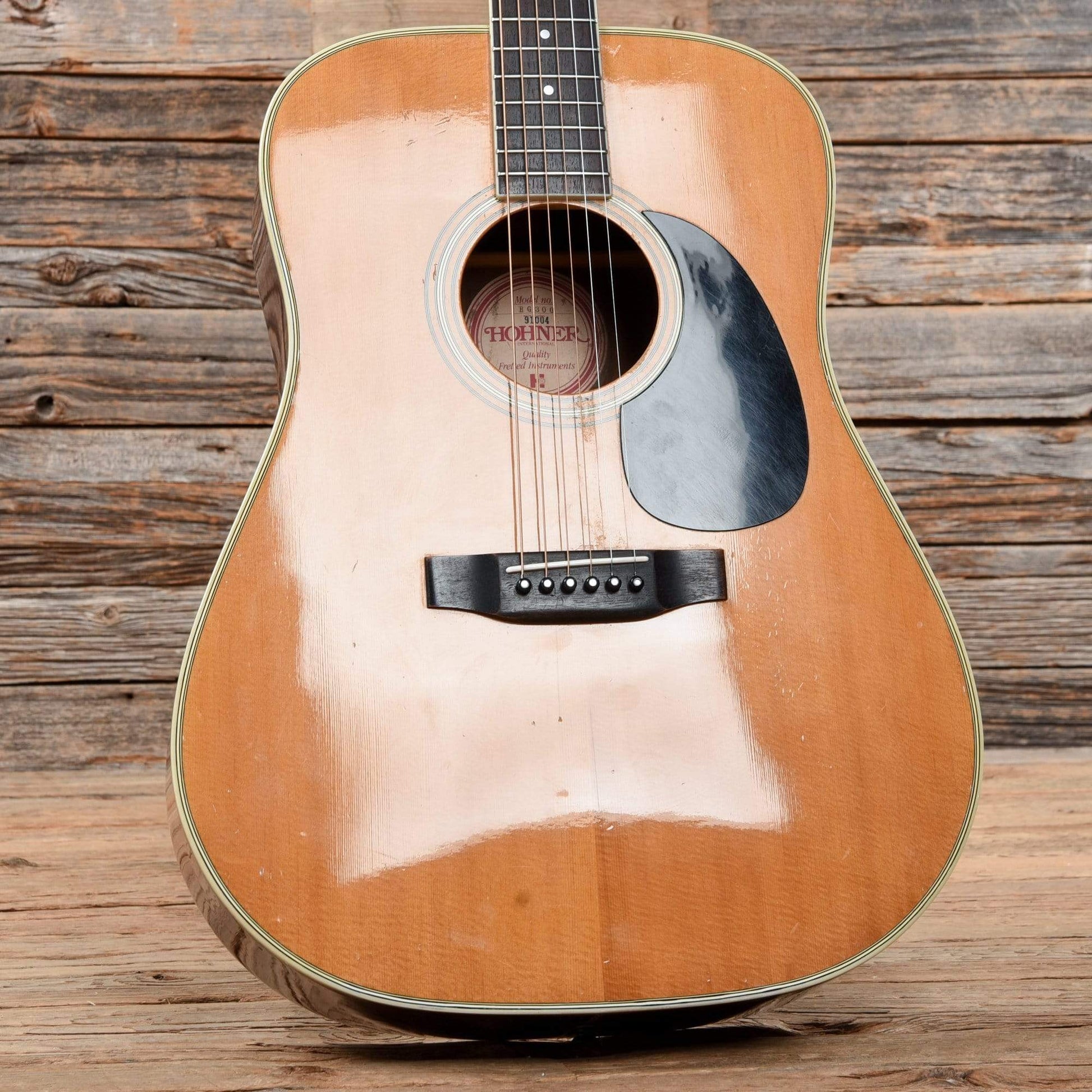 Hohner HG300 Natural 1970s Acoustic Guitars / Dreadnought