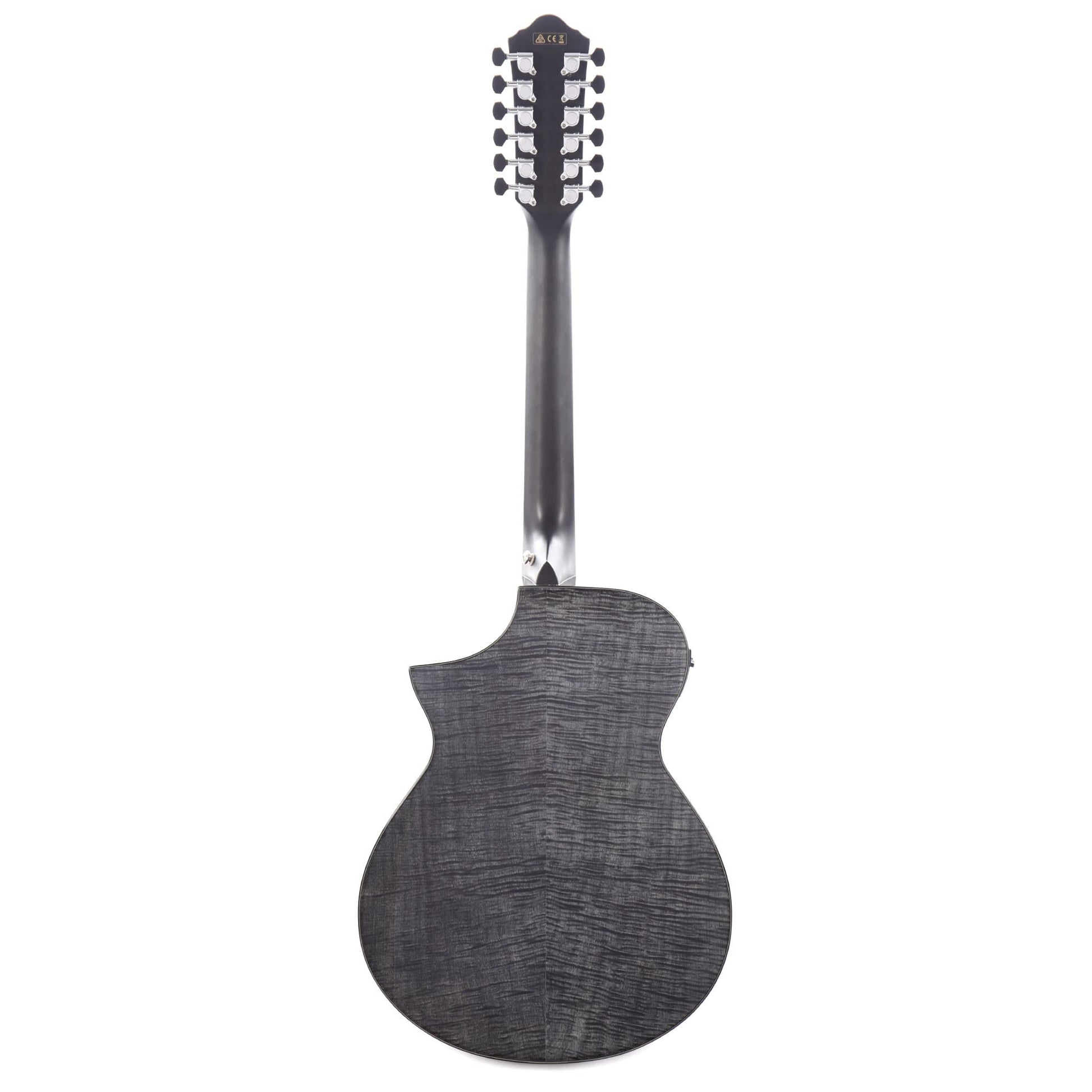 Ibanez AEWC Acoustic 12-String Transparent Black Acoustic Guitars / 12-String