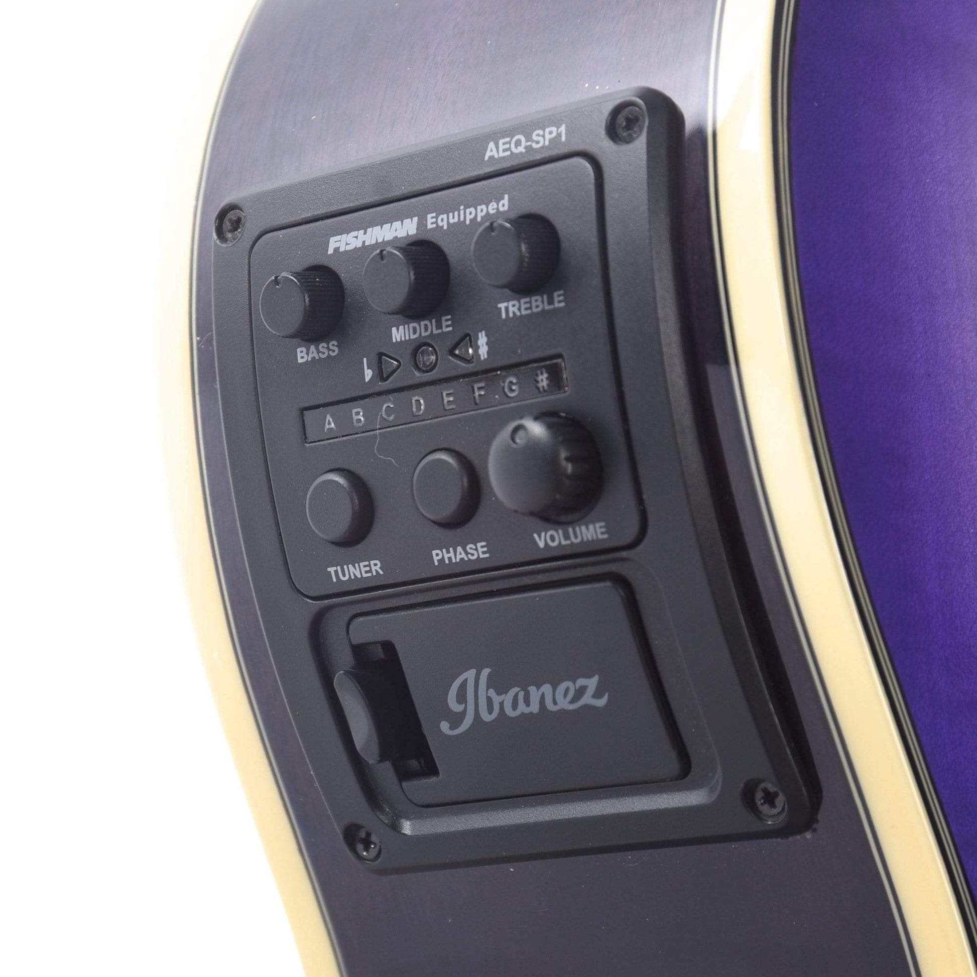 Ibanez AEG19II AE Acoustic Guitar Purple Iris Burst Gloss Acoustic Guitars / Built-in Electronics