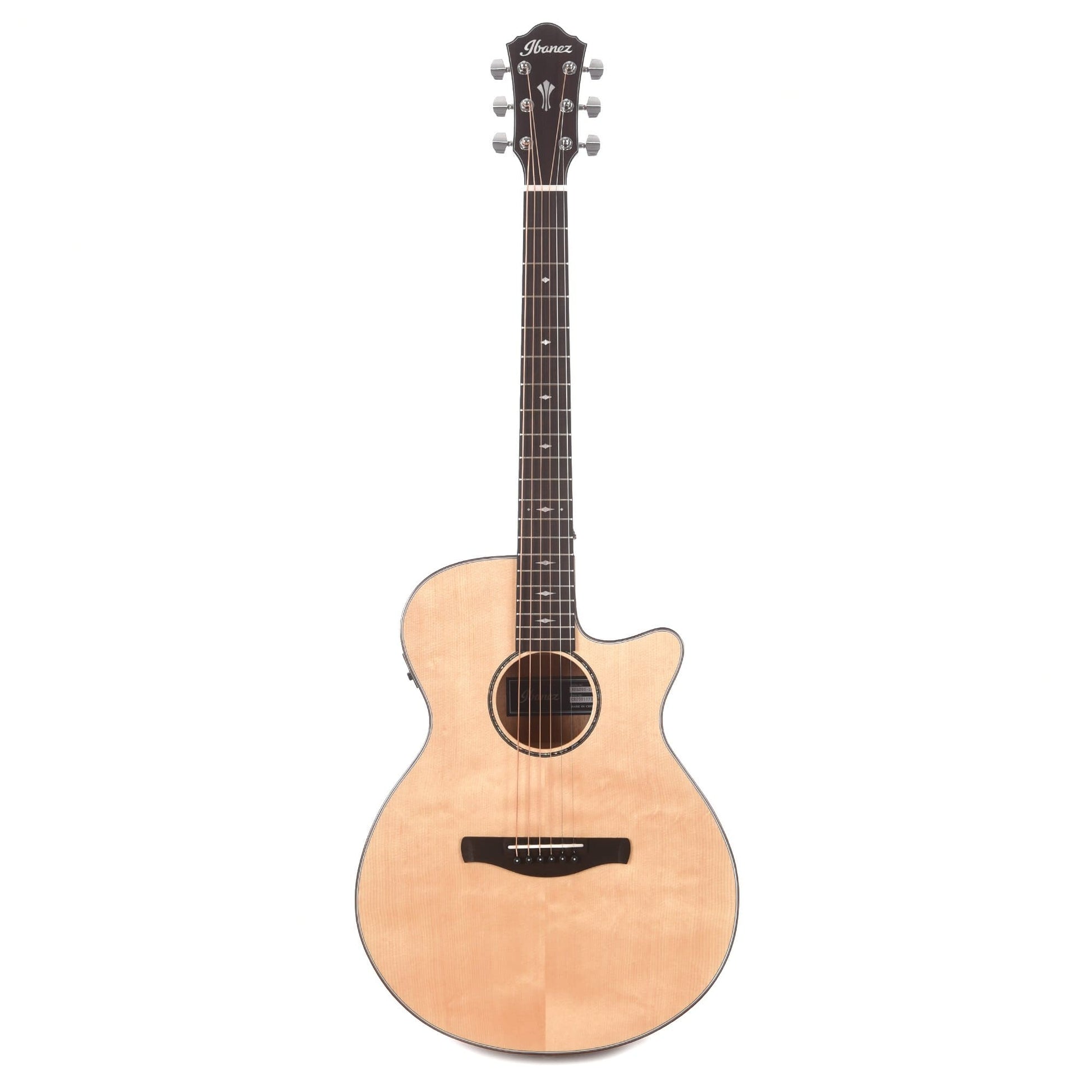 Ibanez AEG200 Acoustic Solid Sitka Spruce Top Natural Low Gloss Acoustic Guitars / Built-in Electronics