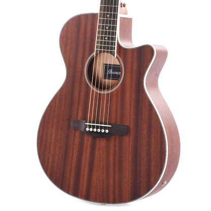 Ibanez AEG8EMH AE Series Acoustic/Electric Cutaway Sapele Open Pore Natural Acoustic Guitars / Built-in Electronics