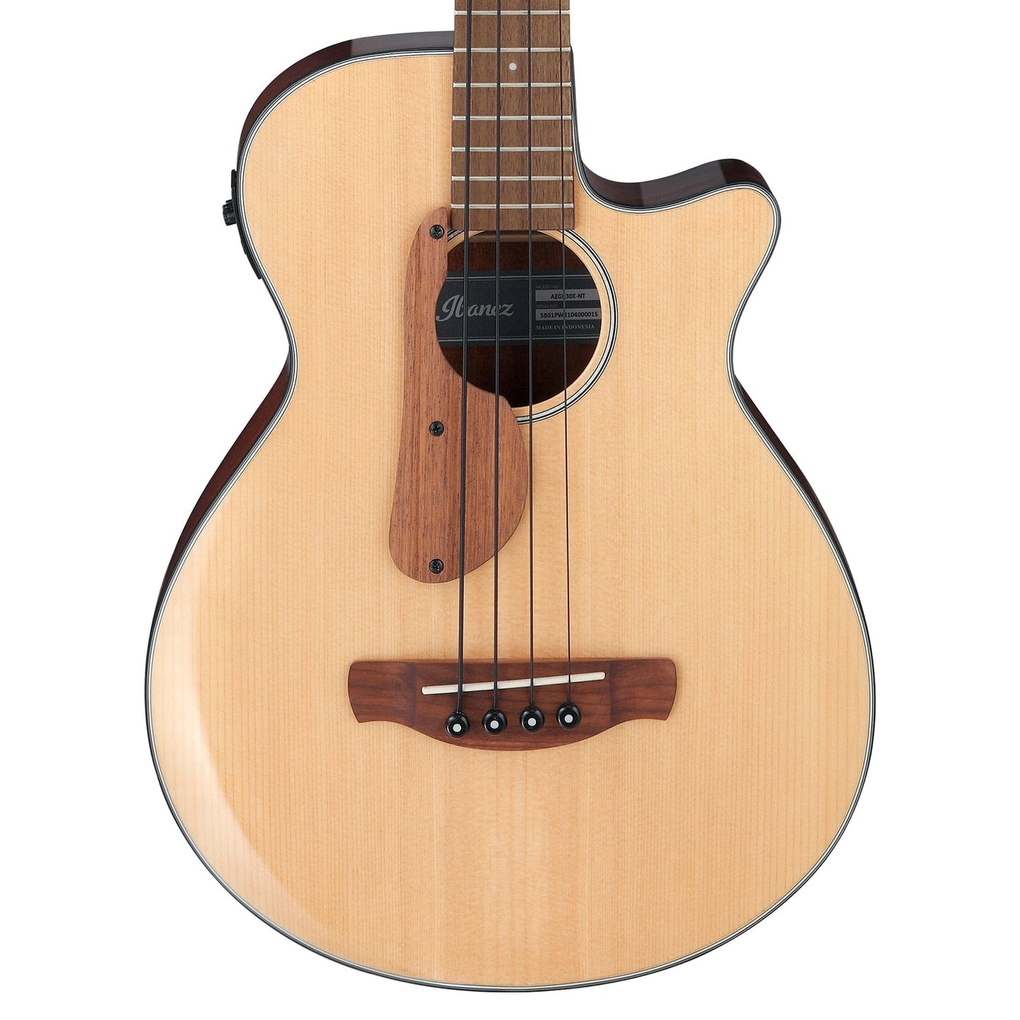 Ibanez AEGB30ENTG Acoustic Bass Guitar Natural High Gloss Acoustic Guitars / Built-in Electronics