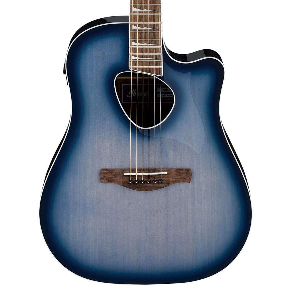 Ibanez ALT30 Altstar Acoustic Guitar Indigo Blue Burst Gloss Acoustic Guitars / Built-in Electronics