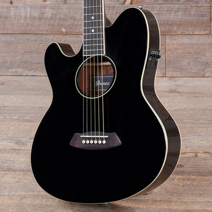 Ibanez TCY10LEBK Talman Acoustic-Electric Spruce/Sapele Black High Gloss LEFTY Acoustic Guitars / Built-in Electronics