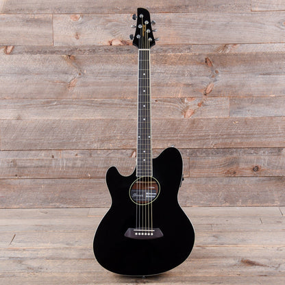 Ibanez TCY10LEBK Talman Acoustic-Electric Spruce/Sapele Black High Gloss LEFTY Acoustic Guitars / Built-in Electronics