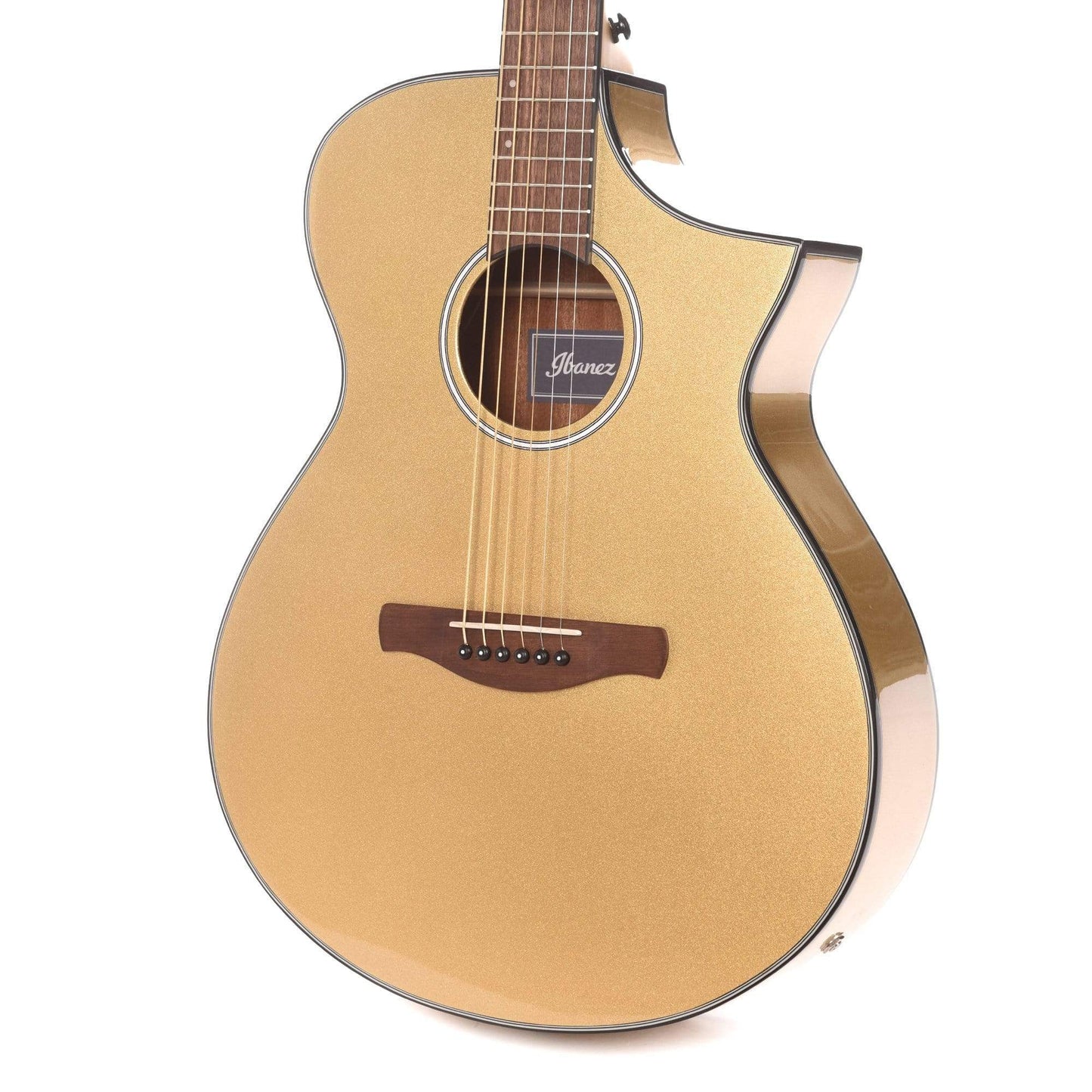 Ibanez AEWC10 Acoustic Dark Gold High Gloss Acoustic Guitars / OM and Auditorium