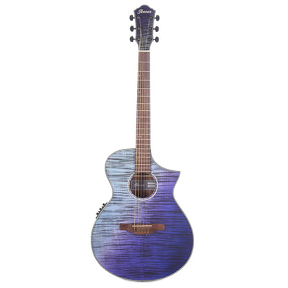 Ibanez AEWC32FM Acoustic Purple Sunset Fade High Gloss Acoustic Guitars / Parlor