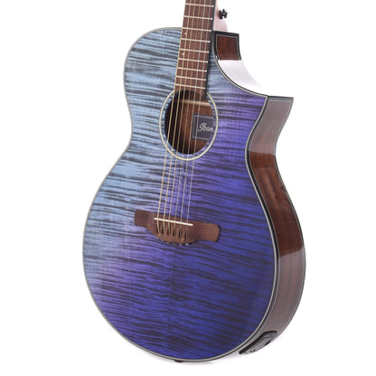 Ibanez AEWC32FM Acoustic Purple Sunset Fade High Gloss Acoustic Guitars / Parlor