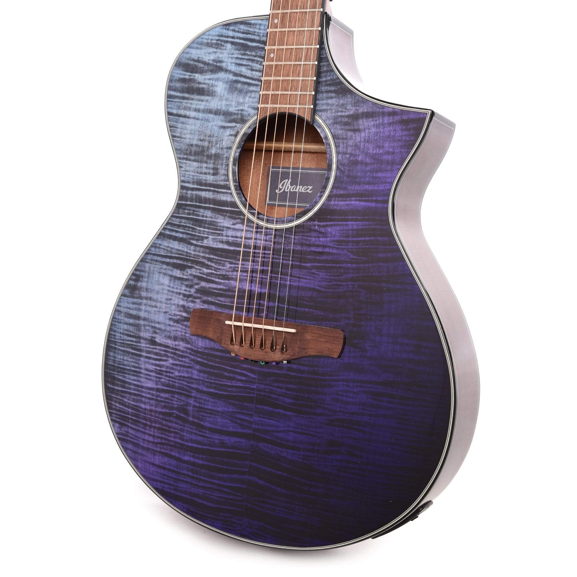 Ibanez AEWC32FM Acoustic Purple Sunset Fade High Gloss – Chicago Music ...