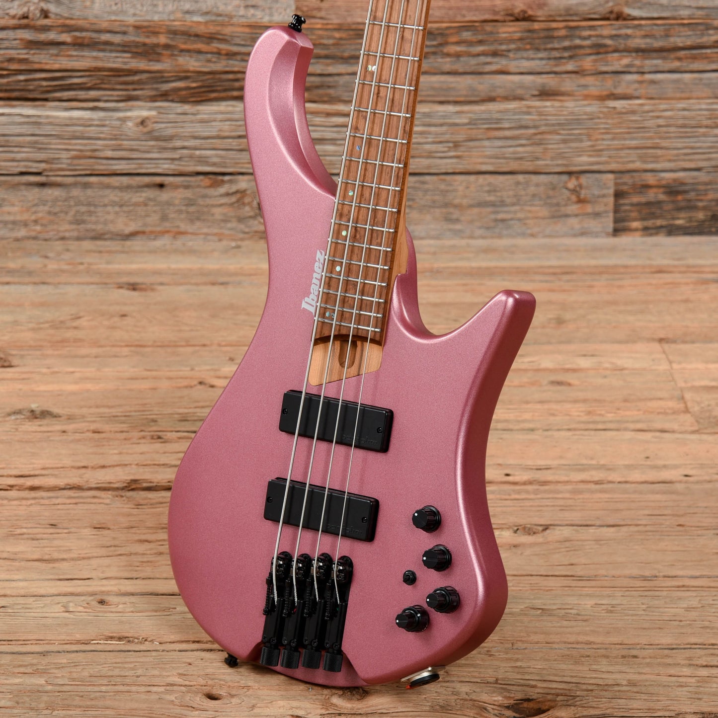 Ibanez EHB1000S Short Scale Pink Gold Metallic Bass Guitars / 4-String