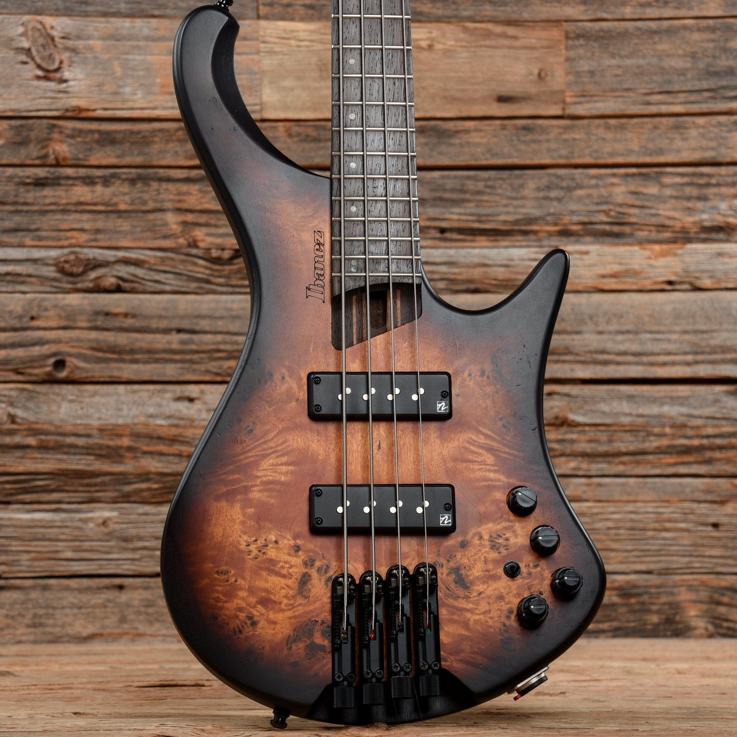 Ibanez EHB1500-DEF Ergonomic Headless Bass Dragon Eye Burst Flat 2020 Bass Guitars / 4-String