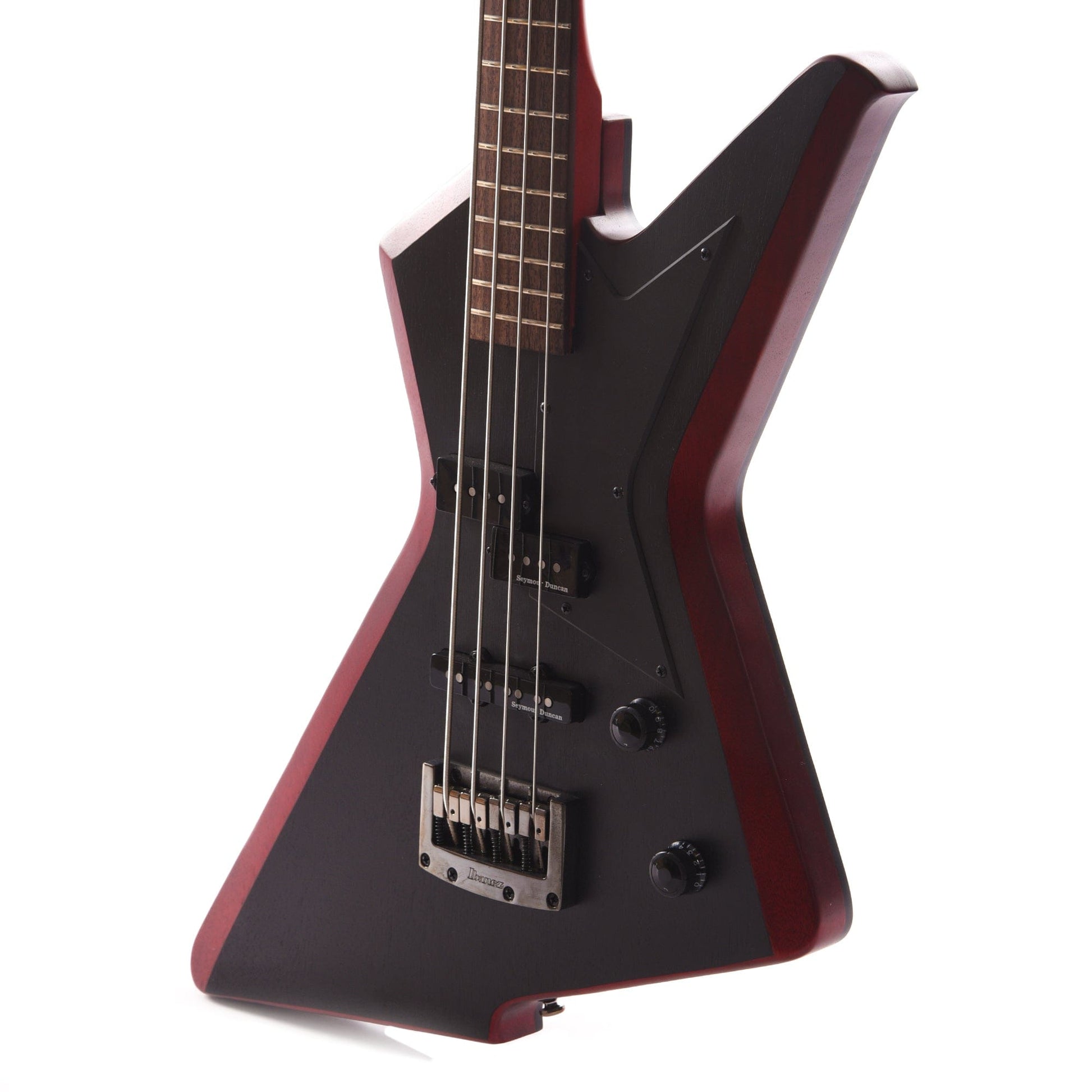 Ibanez MDB5 Mike D'Antonio Signature Bass Oxblood Weathered Black Bass Guitars / 4-String