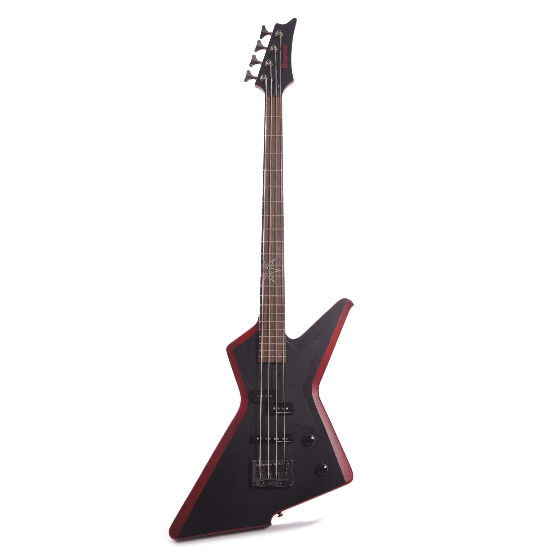 Ibanez MDB5 Mike D'Antonio Signature Bass Oxblood Weathered Black Bass Guitars / 4-String