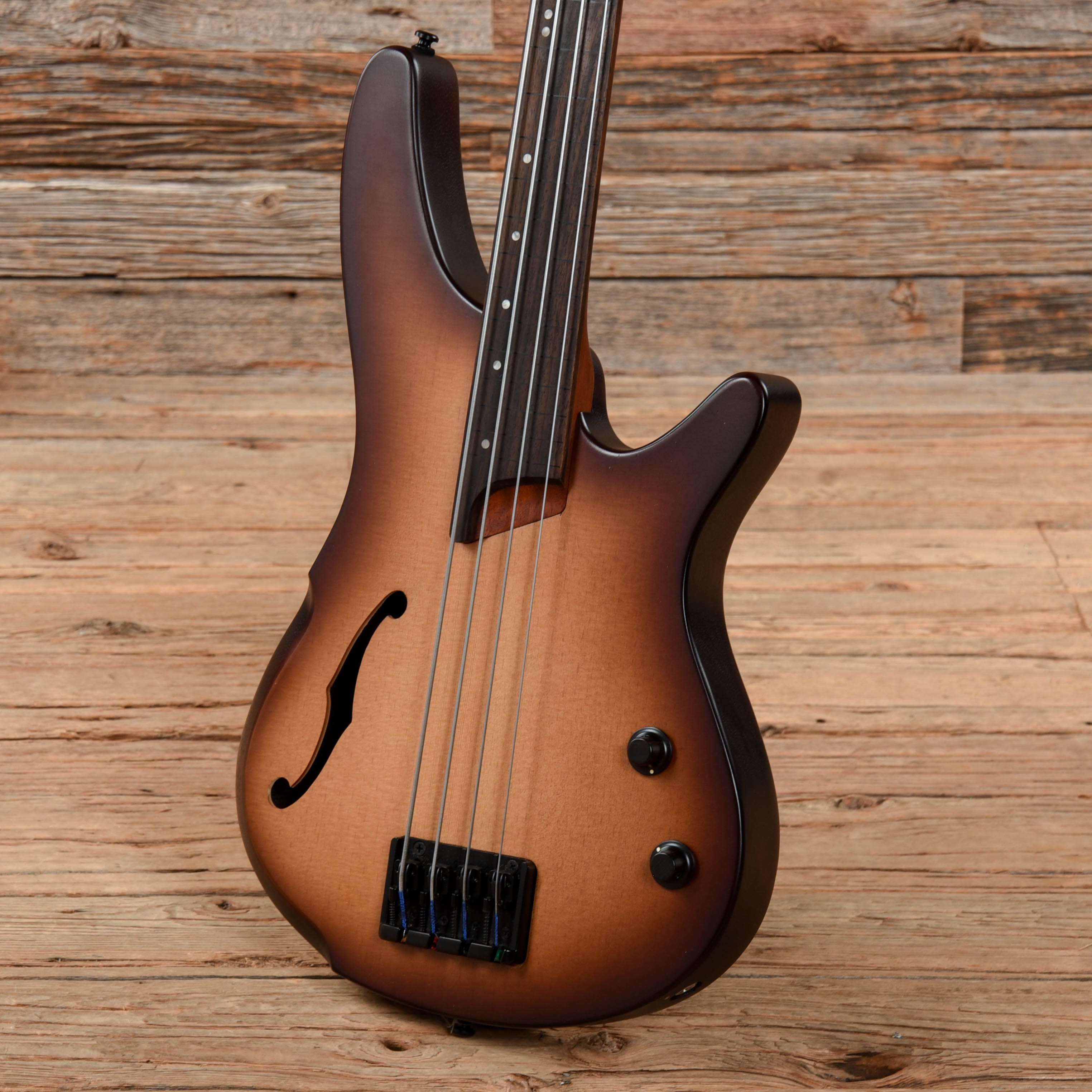 Ibanez SRH500F-NNF Bass Workshop Fretless Semi-Hollow Natural Brown Bu –  Chicago Music Exchange