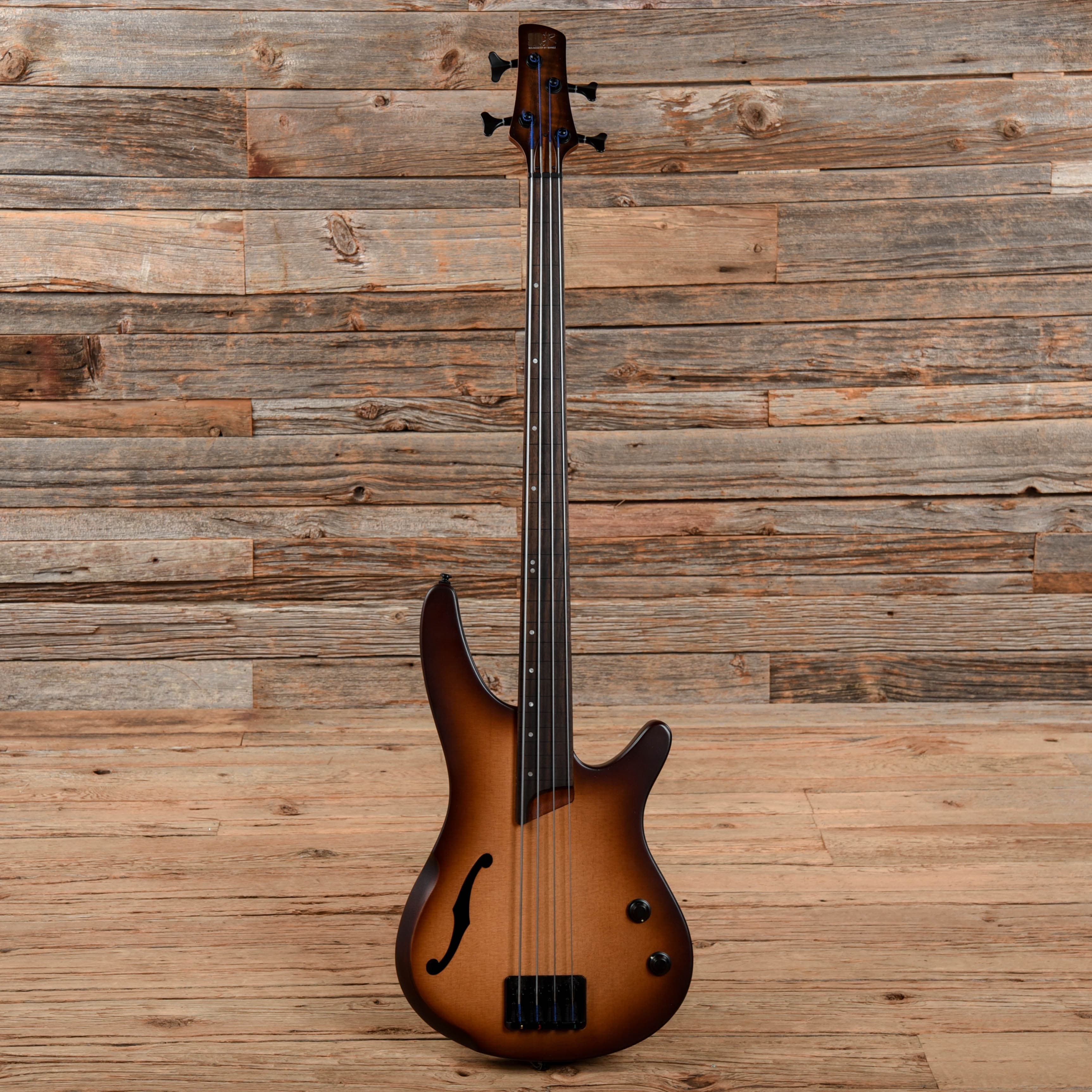 Ibanez SRH500F-NNF Bass Workshop Fretless Semi-Hollow Natural Brown Bu –  Chicago Music Exchange