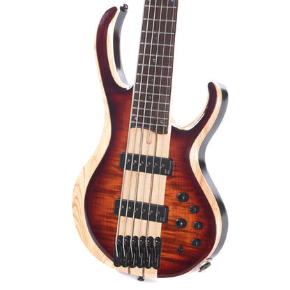 Ibanez BTB20TH6 BTB Standard 6-String Bass Brown Topaz Burst Low Gloss Bass Guitars / 5-String or More