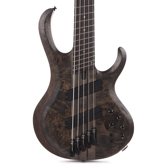 Ibanez BTB805MS Bass Workshop 5-String Bass Multi-Scale Transparent Gray Flat Bass Guitars / 5-String or More