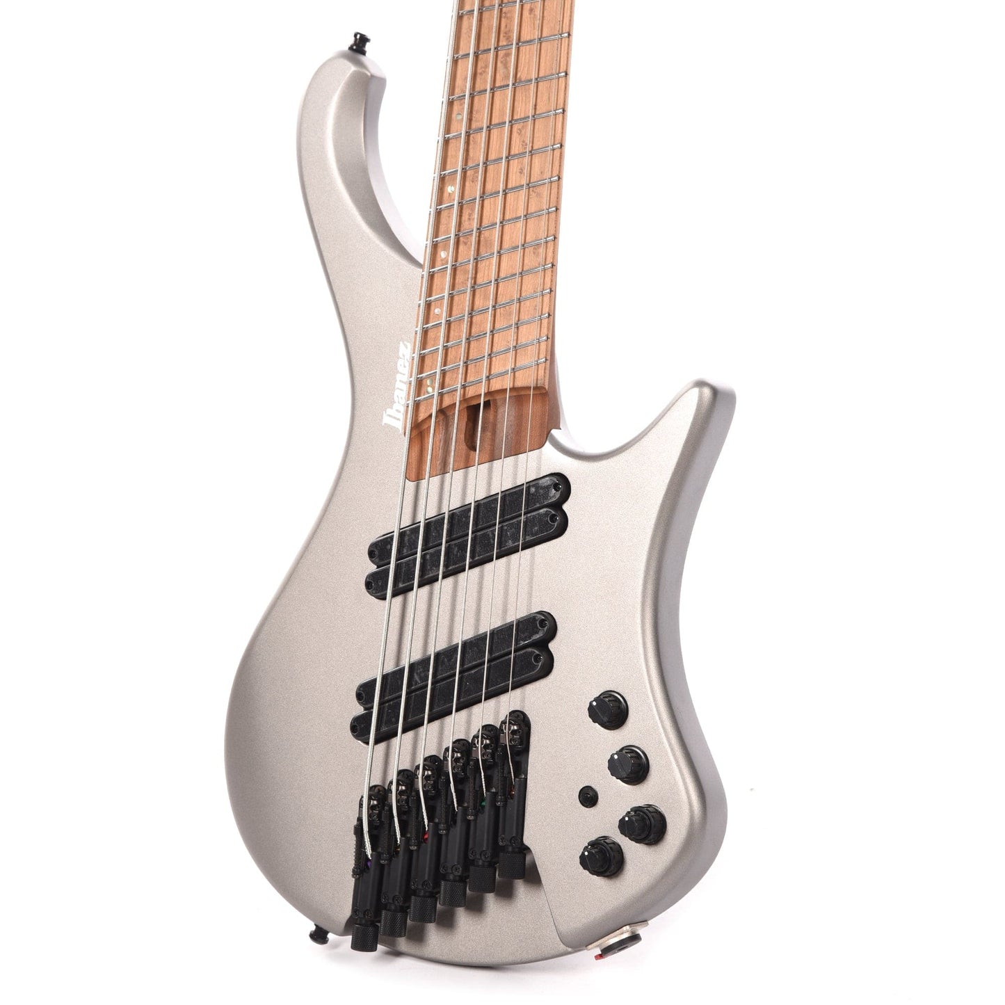 Ibanez EHB1006MS Ergonomic Headless 6-String Bass Multi-Scale Metallic Gray Matte Bass Guitars / 5-String or More