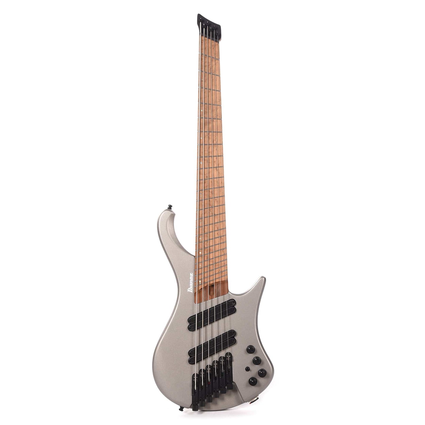 Ibanez EHB1006MS Ergonomic Headless 6-String Bass Multi-Scale Metallic Gray Matte Bass Guitars / 5-String or More