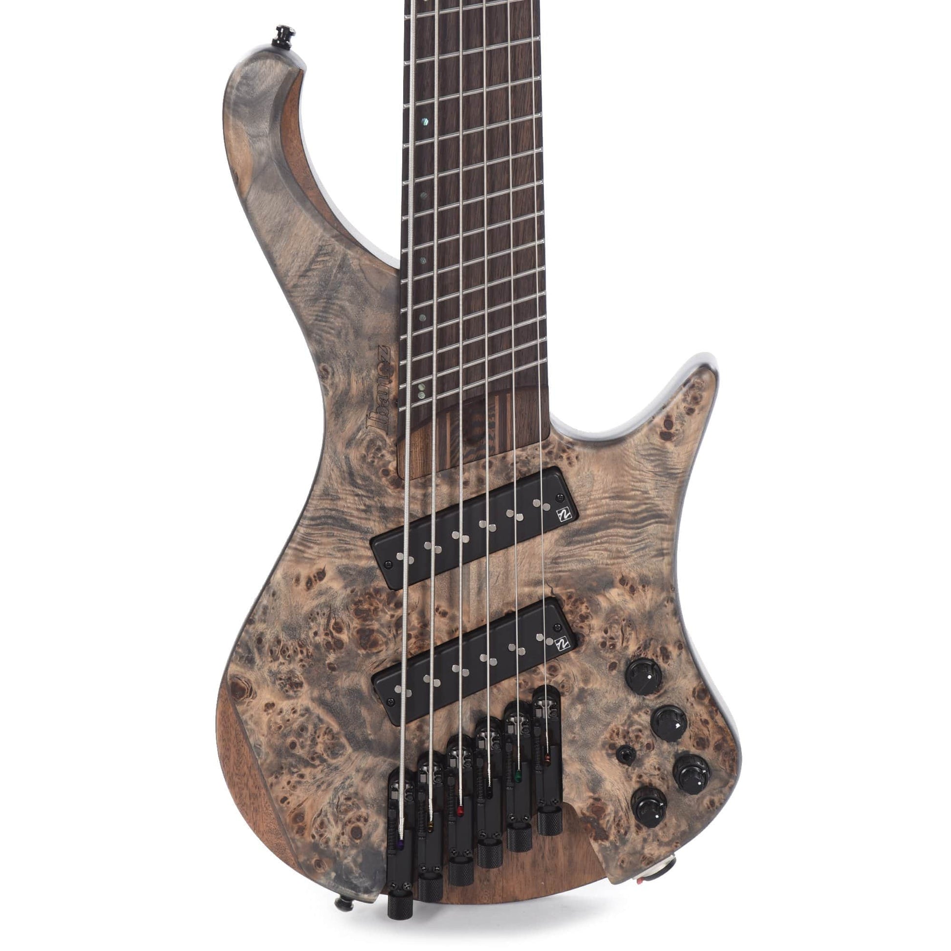 Ibanez EHB1506MS Ergonomic Headless Bass Multi Scale Black Ice Flat Bass Guitars / 5-String or More