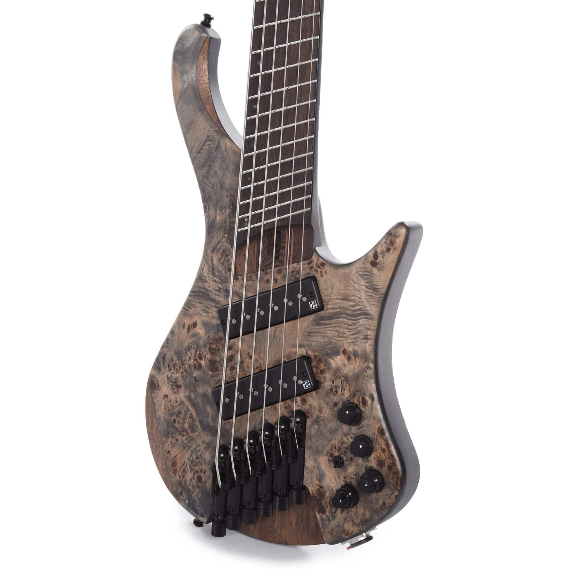 Ibanez EHB1506MS Ergonomic Headless Bass Multi Scale Black Ice Flat Bass Guitars / 5-String or More